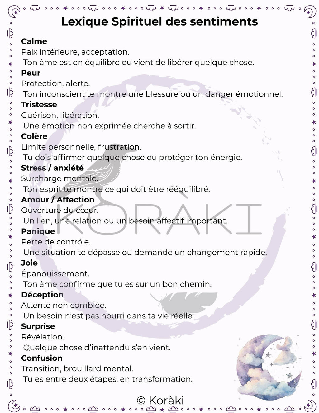 Carnet des rêves