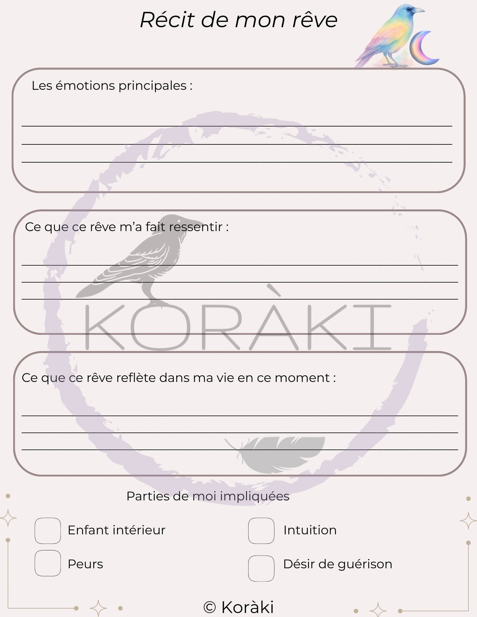 Carnet des rêves