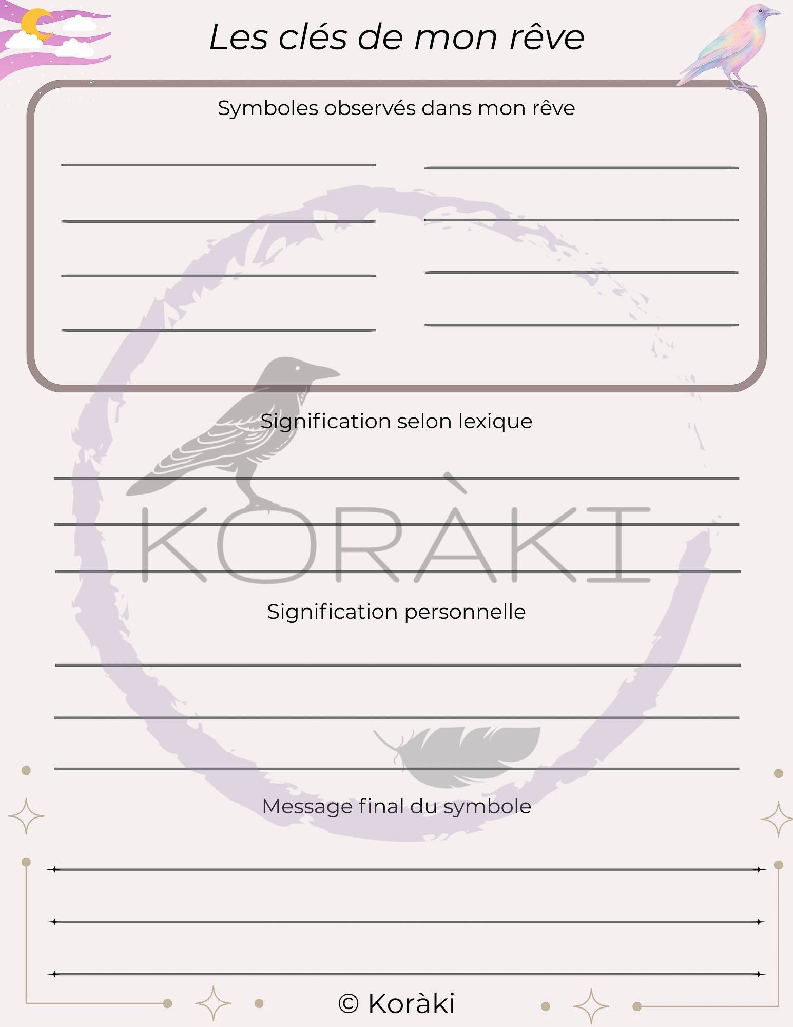 Carnet des rêves