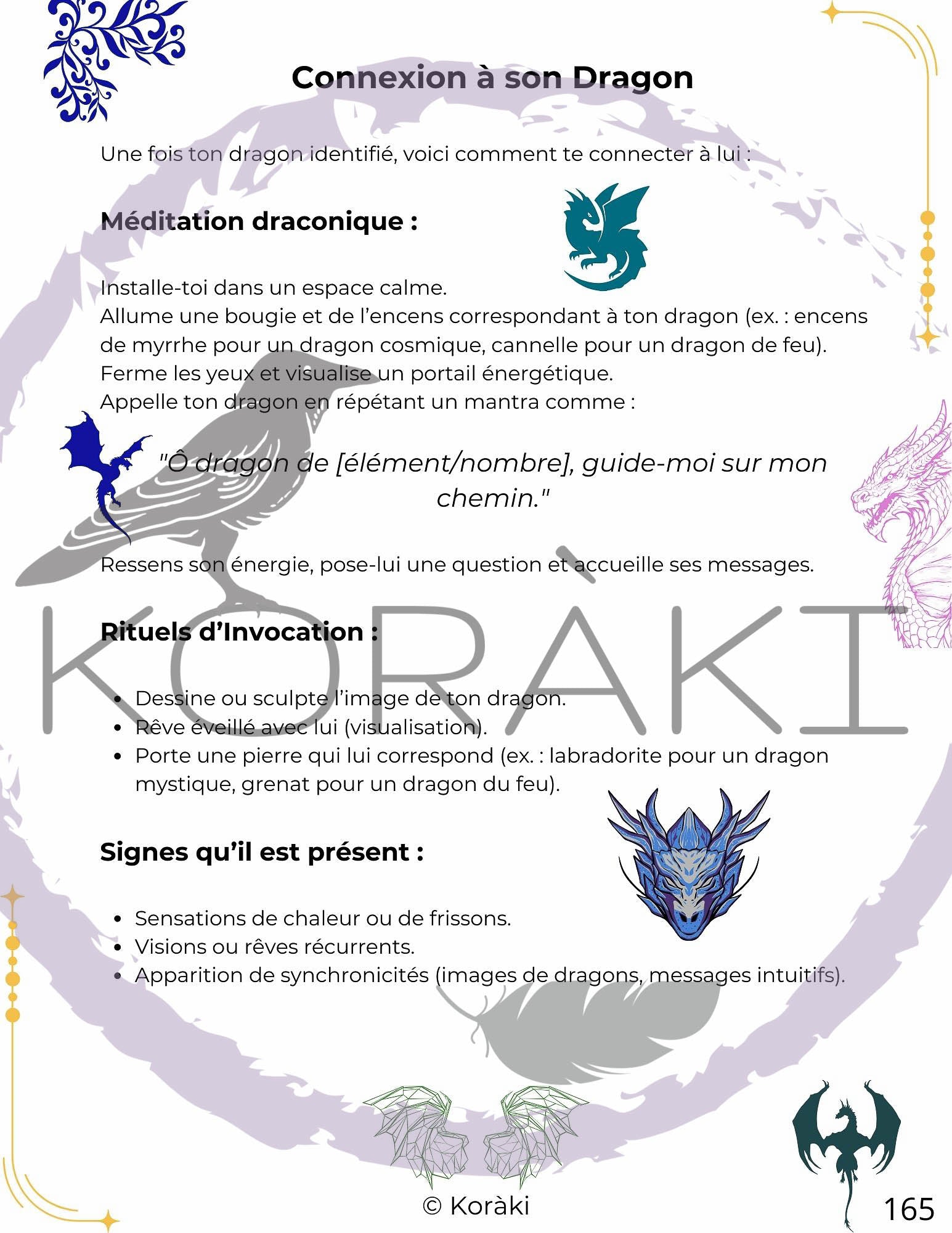 Le grimoire des connexions sacrées : de la naissance aux mystères divinatoires