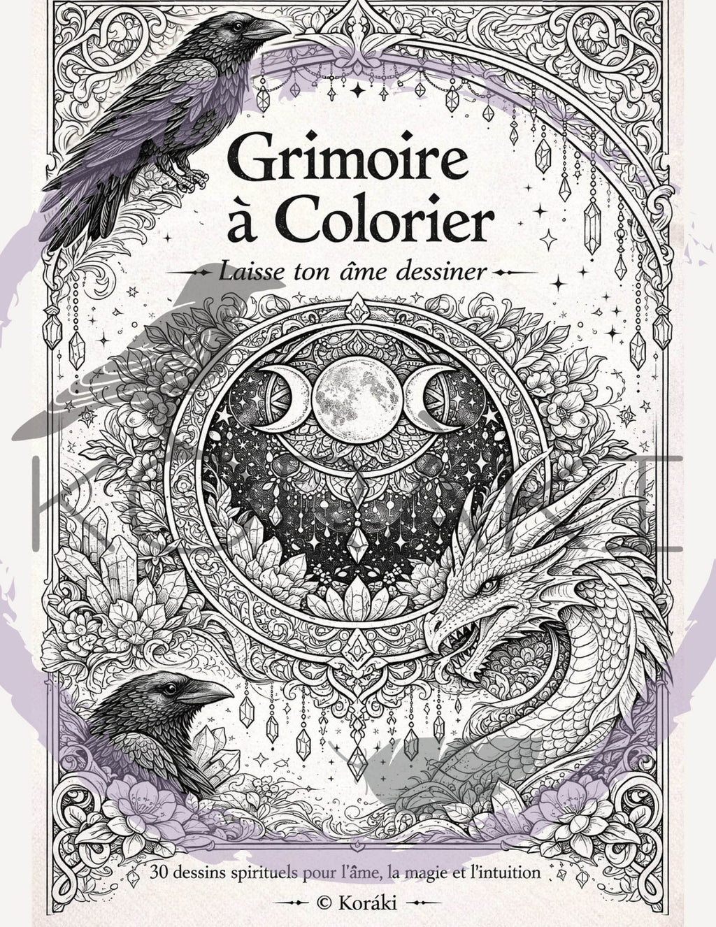Grimoire à colorier