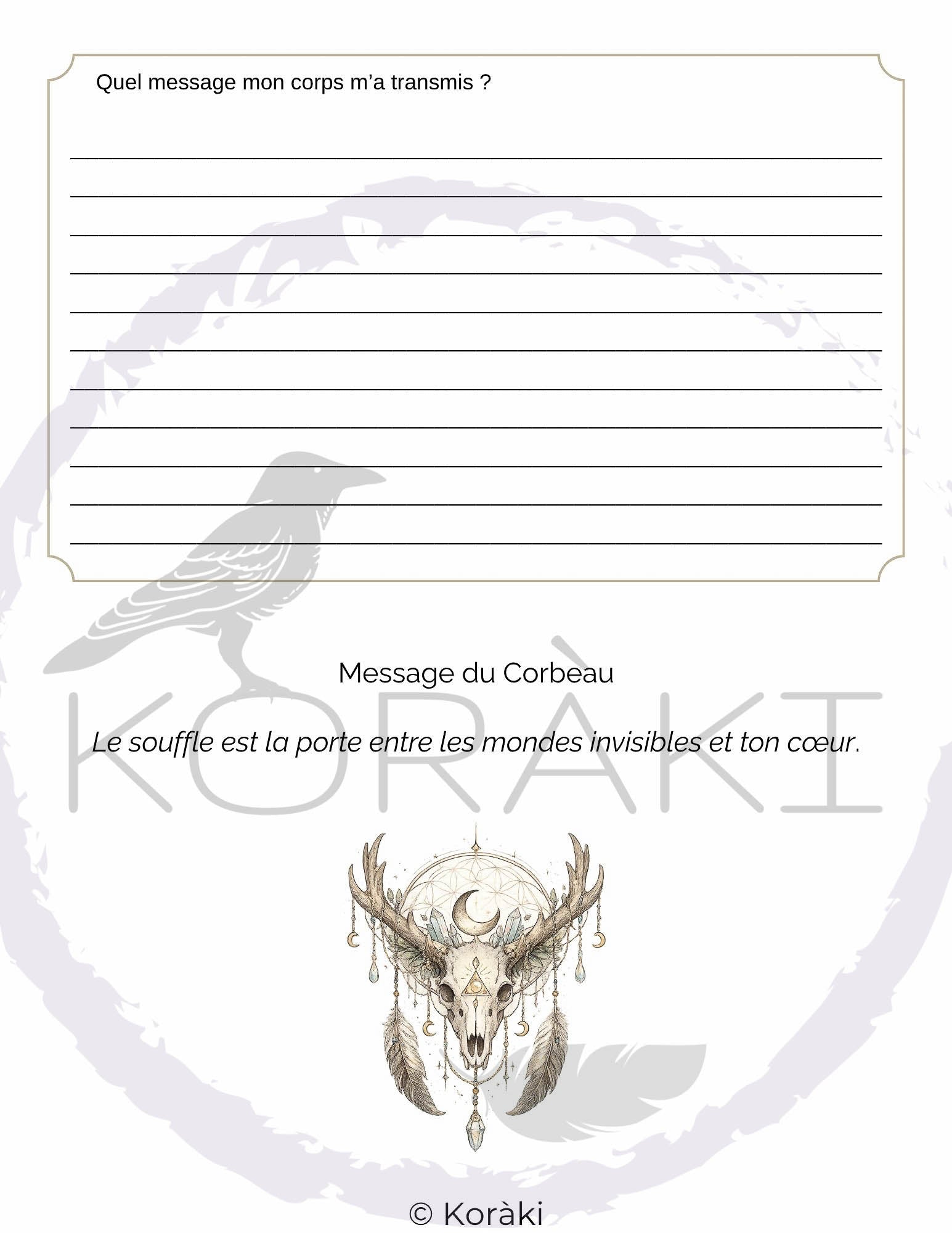 Carnet de l’Ombre Sacrée
