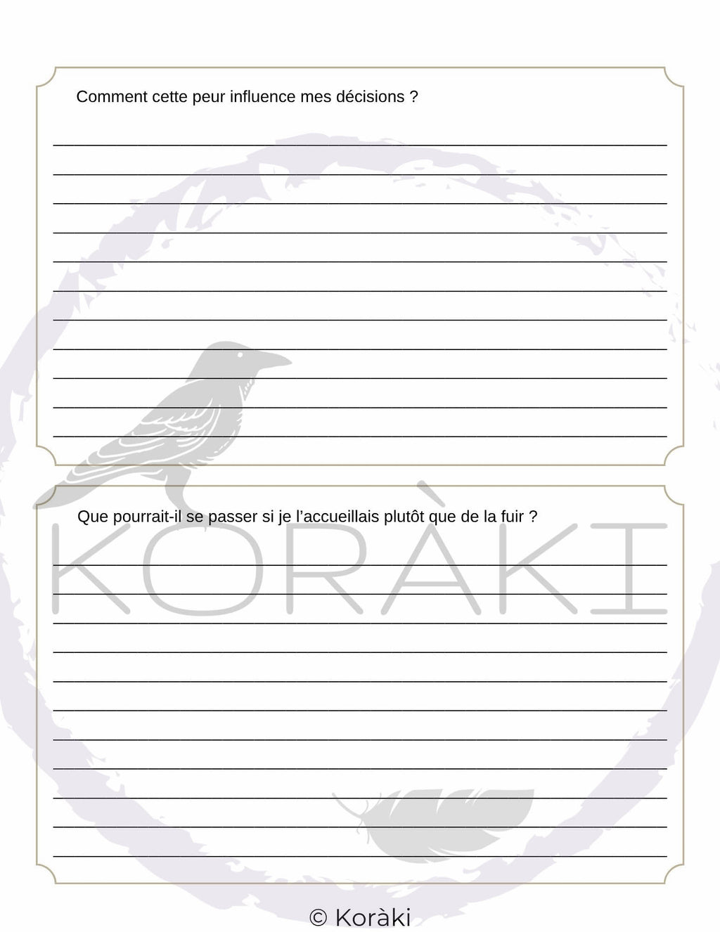 Carnet de l’Ombre Sacrée