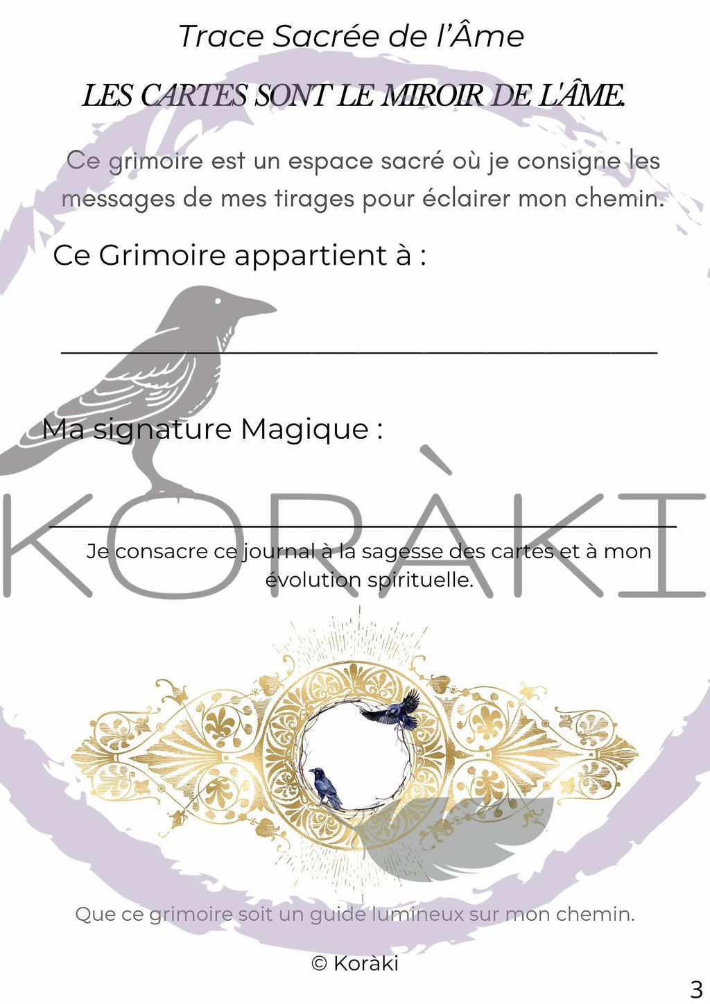 Le grimoire des connexions sacrées : de la naissance aux mystères divinatoires