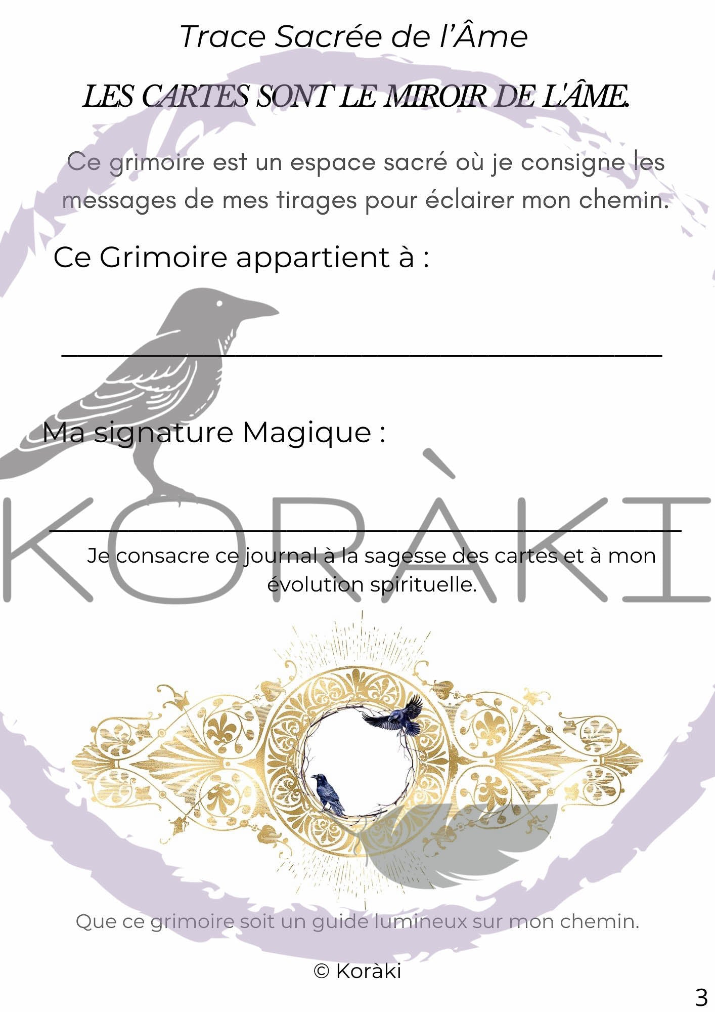 Le grimoire des connexions sacrées : de la naissance aux mystères divinatoires