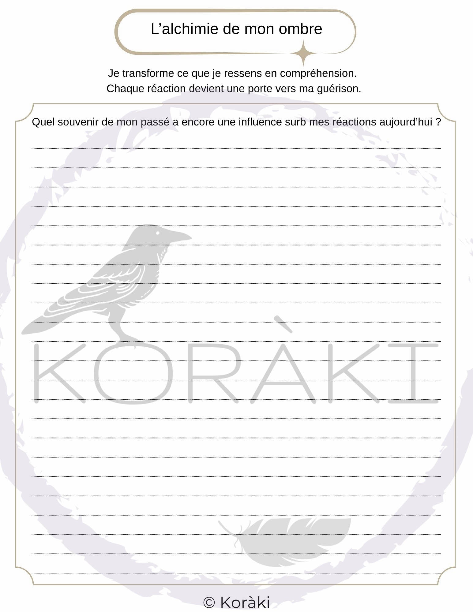 Carnet de l’Ombre Sacrée