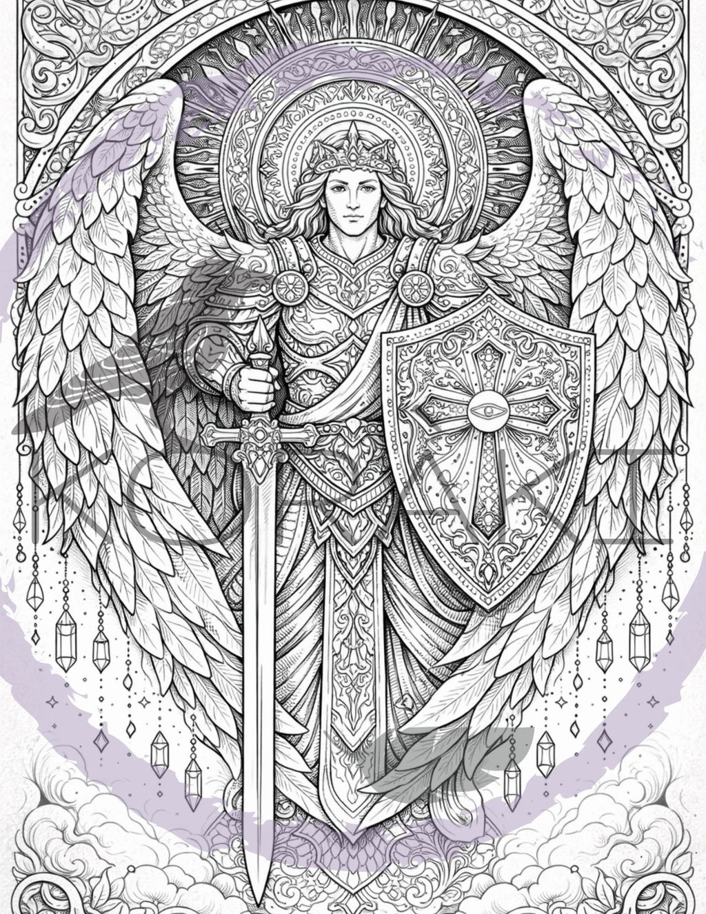 Grimoire à colorier