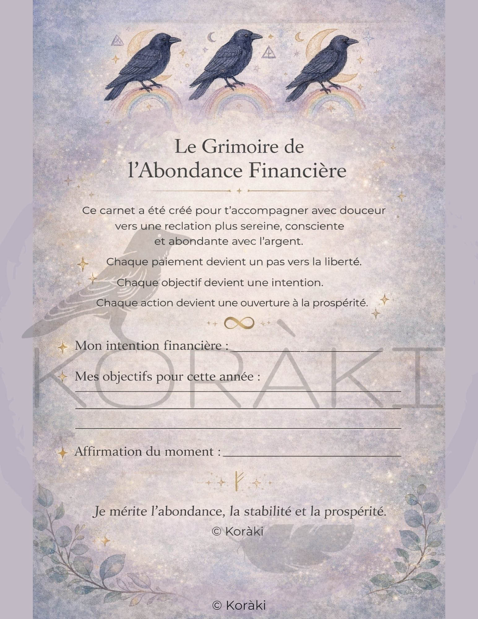 Le Grimoire de l’abondance financière