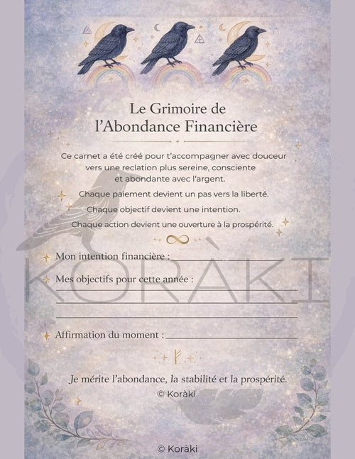 Le Grimoire de l’abondance financière