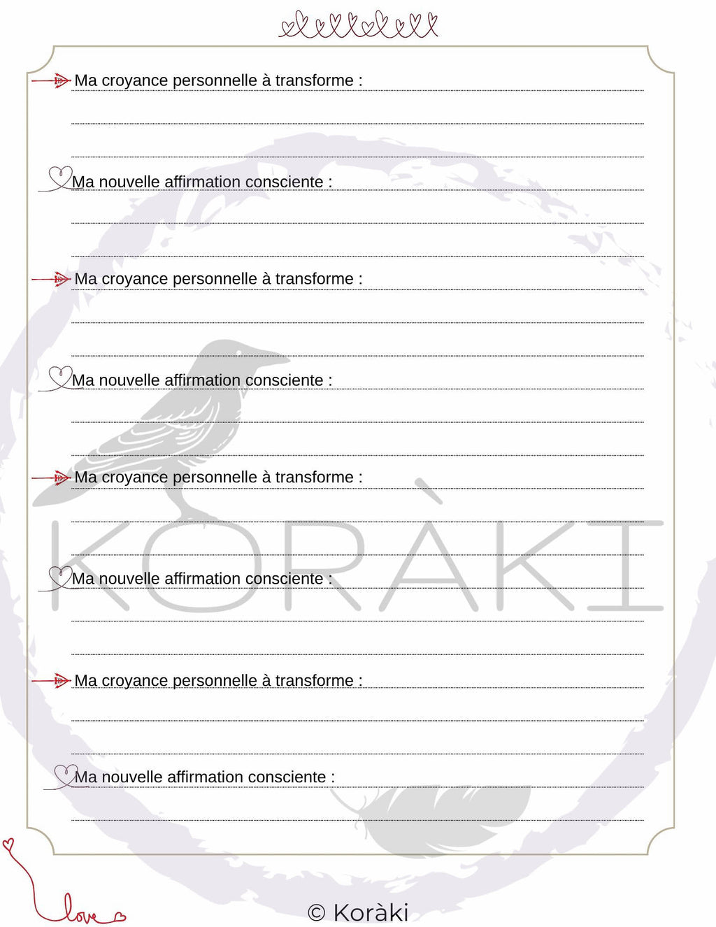 Carnet de l’Ombre Sacrée