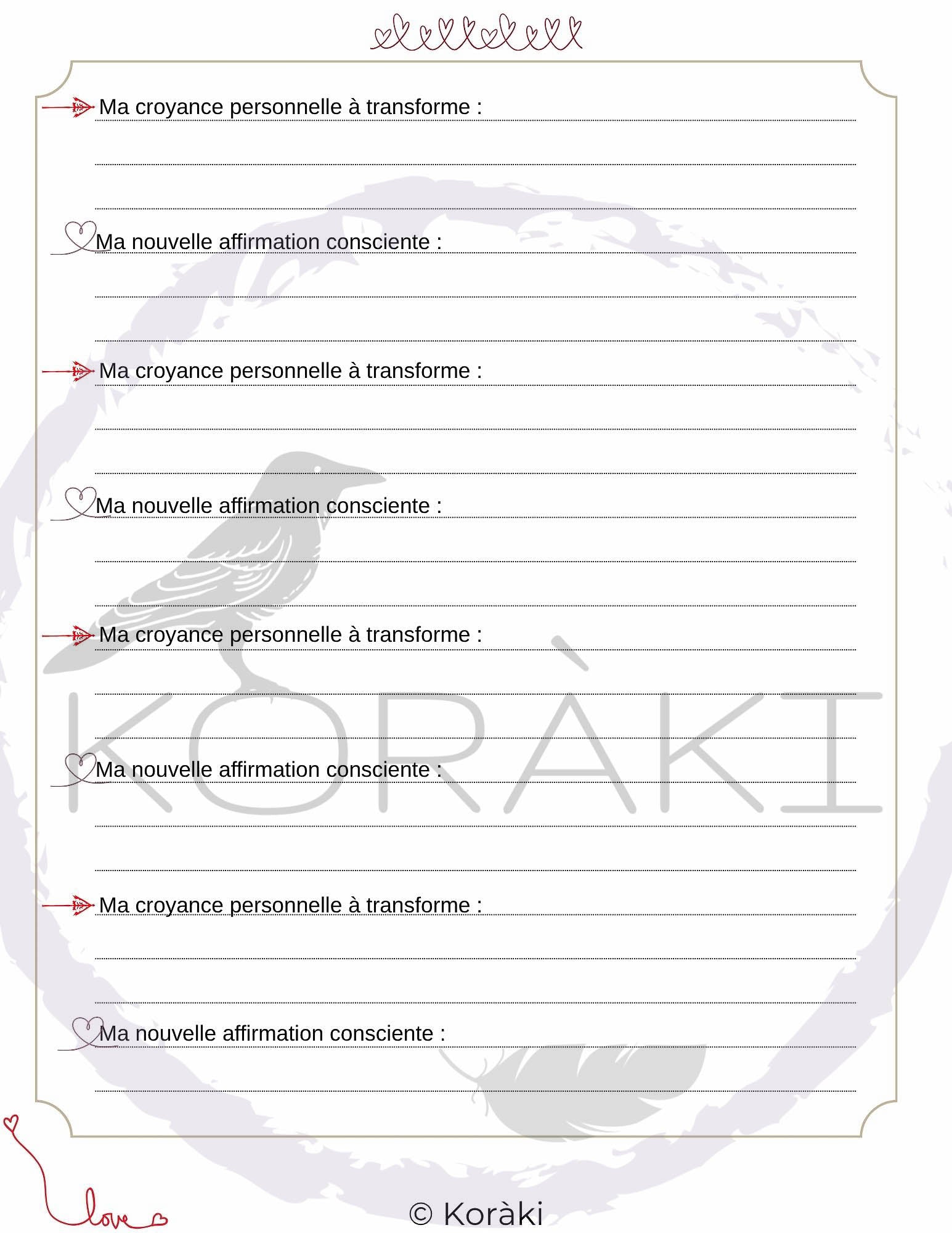 Carnet de l’Ombre Sacrée