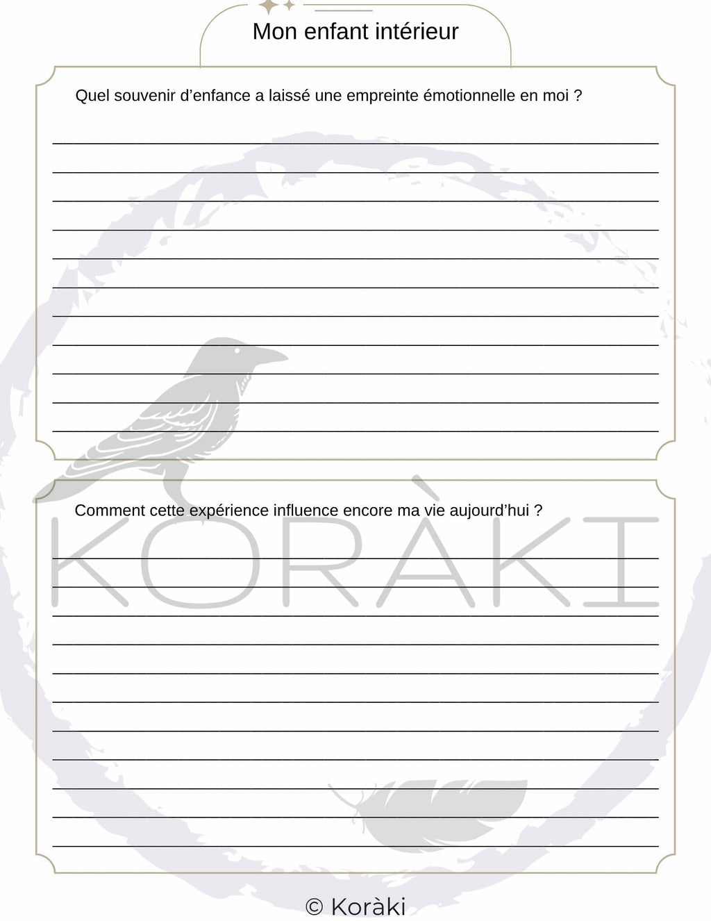 Carnet de l’Ombre Sacrée