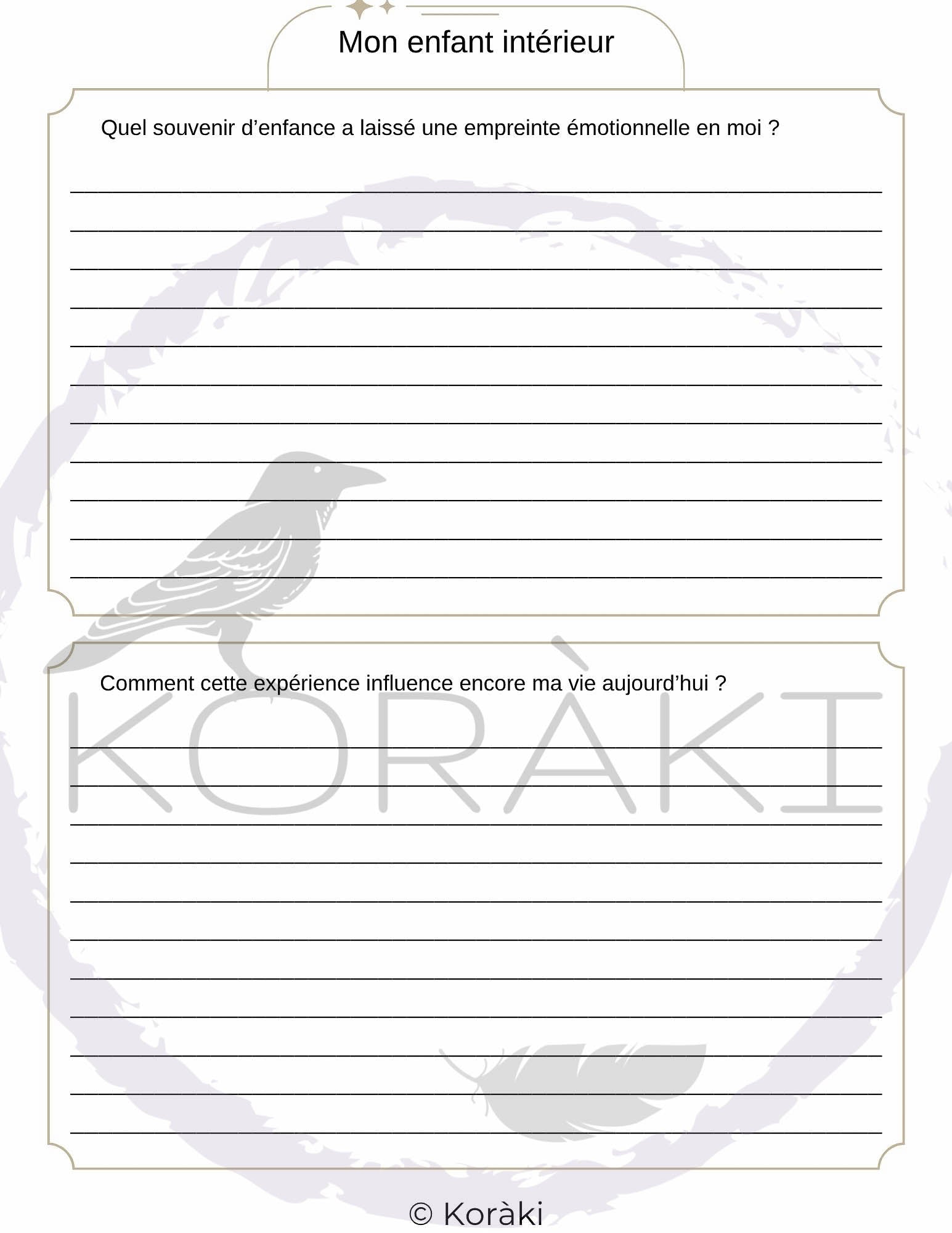 Carnet de l’Ombre Sacrée
