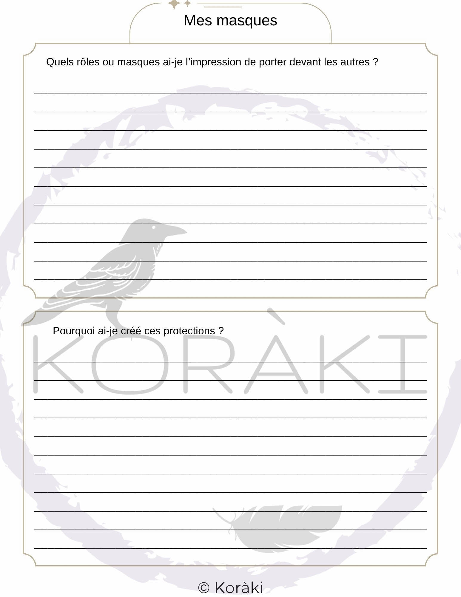 Carnet de l’Ombre Sacrée