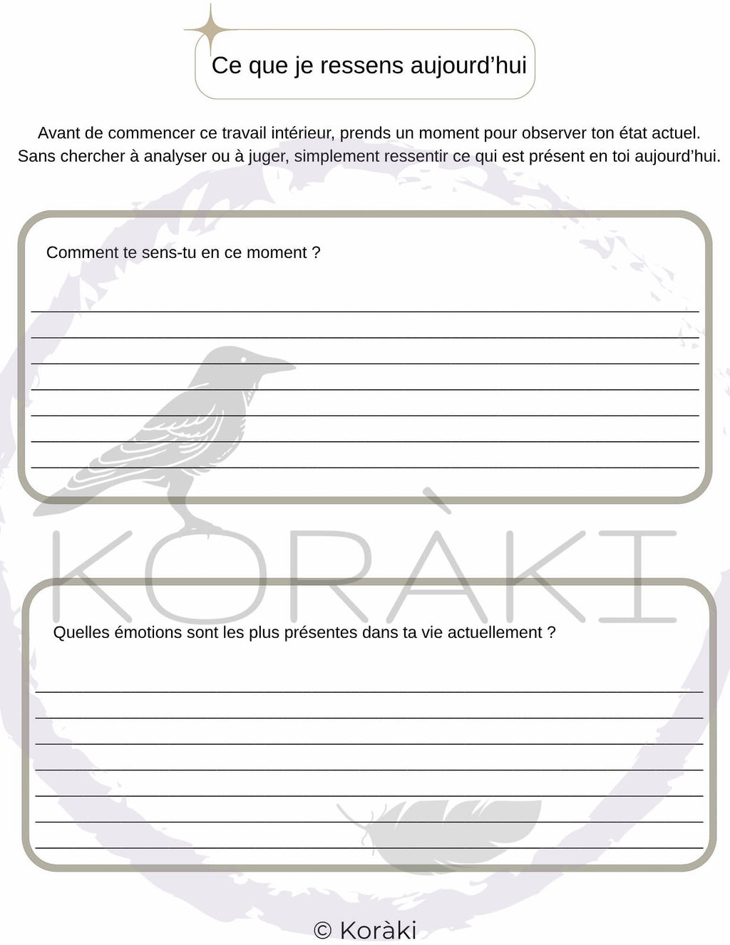Carnet de l’Ombre Sacrée