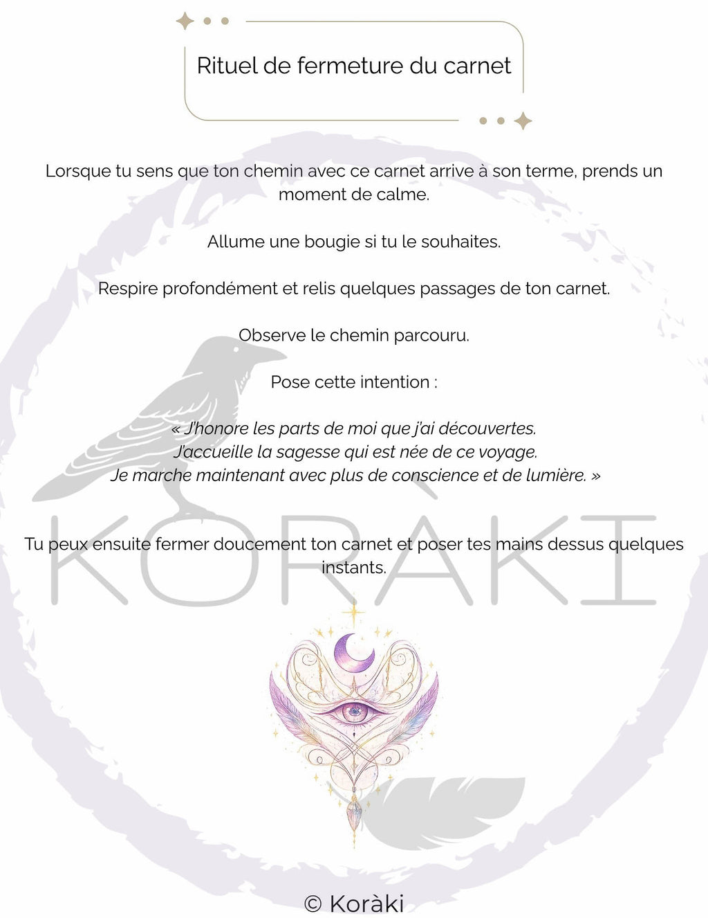 Carnet de l’Ombre Sacrée