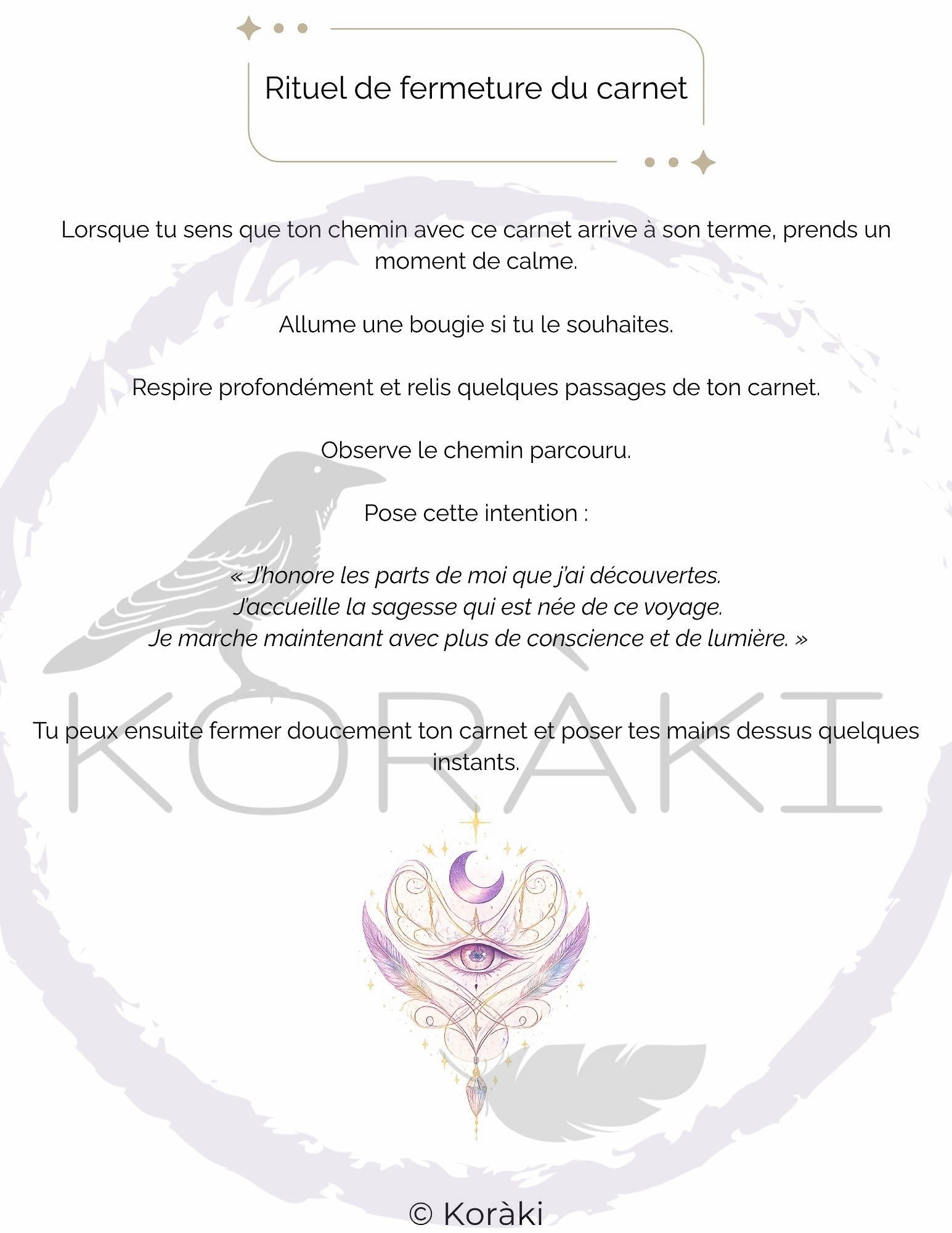 Carnet de l’Ombre Sacrée